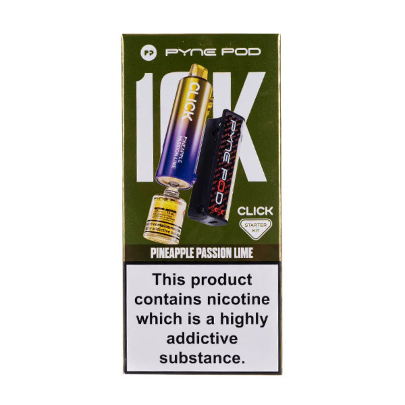 Click 10000 Puff Prefilled Pod Kit By Pyne