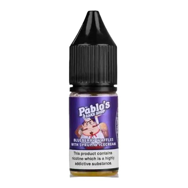 Blueberry Waffles with Syrup and Ice Cream By Pablo's Cake Shop Salt 10ml