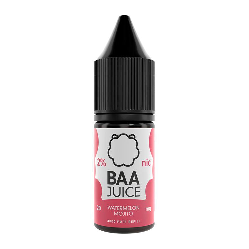 Watermelon Mojito By Baa Juice 10ml Nic Salt Baa Salts