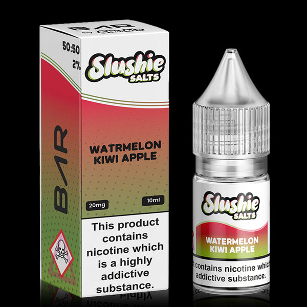 Watermelon Kiwi Apple Bar By Slushie Salt 10ml 10mg (out of date)