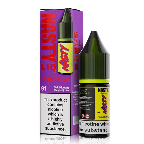 Gummy Bear By Nasty Liq 10ml Nic Salt