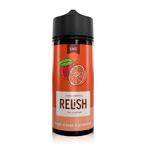 Blood Orange and Grapefruit 100ml Shortfill By Relish Relish