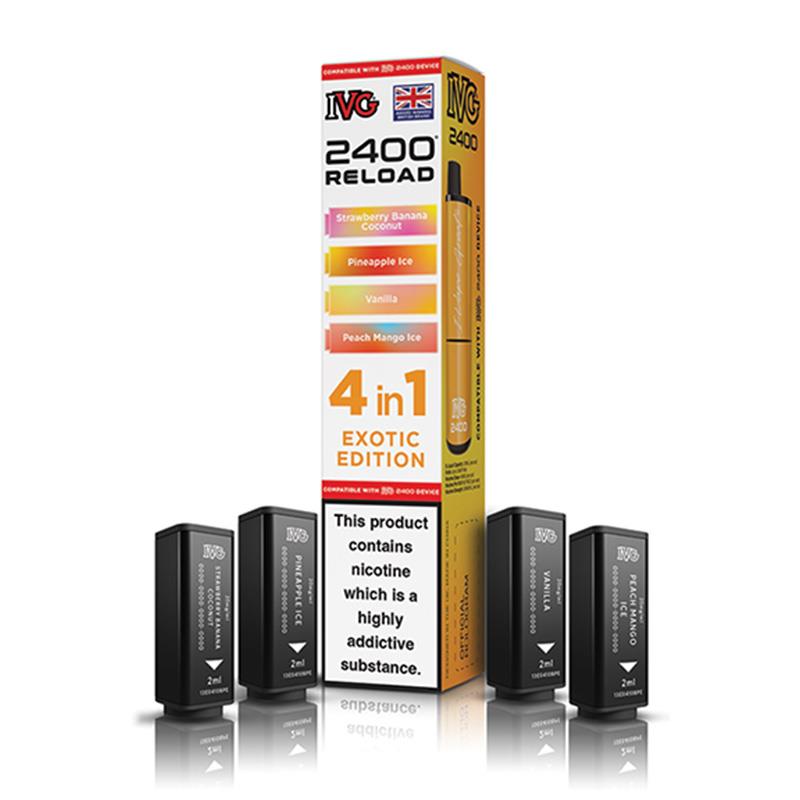 I VG 2400 Reload 4 in 1 Prefilled Replacement Pods