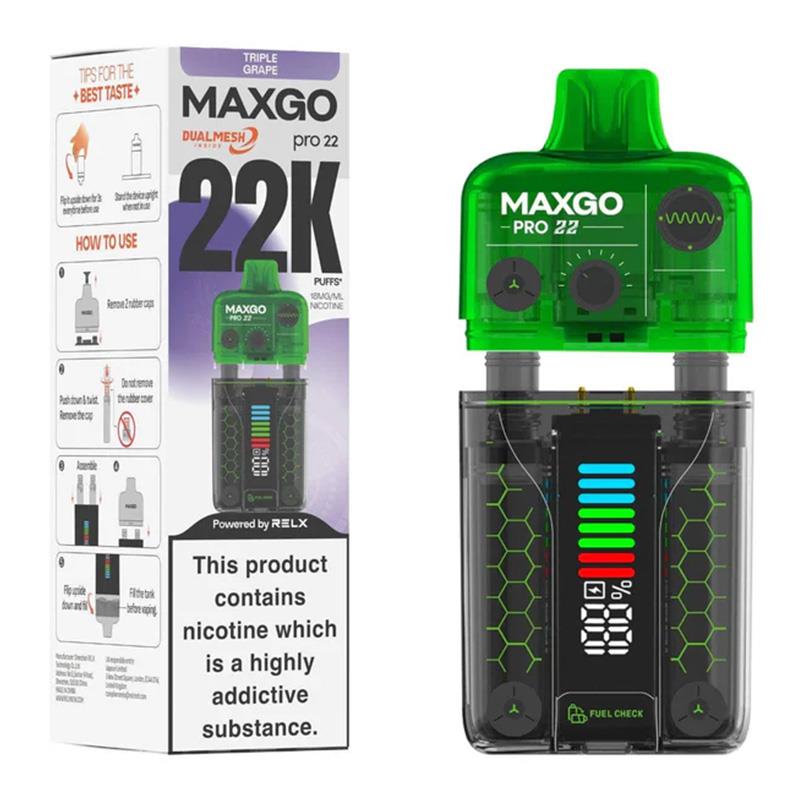 MAXGO Pro 22 Disposable Pod Kit By Relx