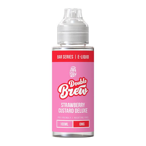 Strawberry Custard Deluxe By Double Brew XL 100ml Shortfill Ohm Brew