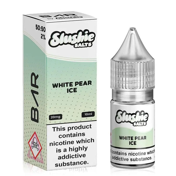 White Pear ICE Bar By Slushie Salt 10ml Slushie