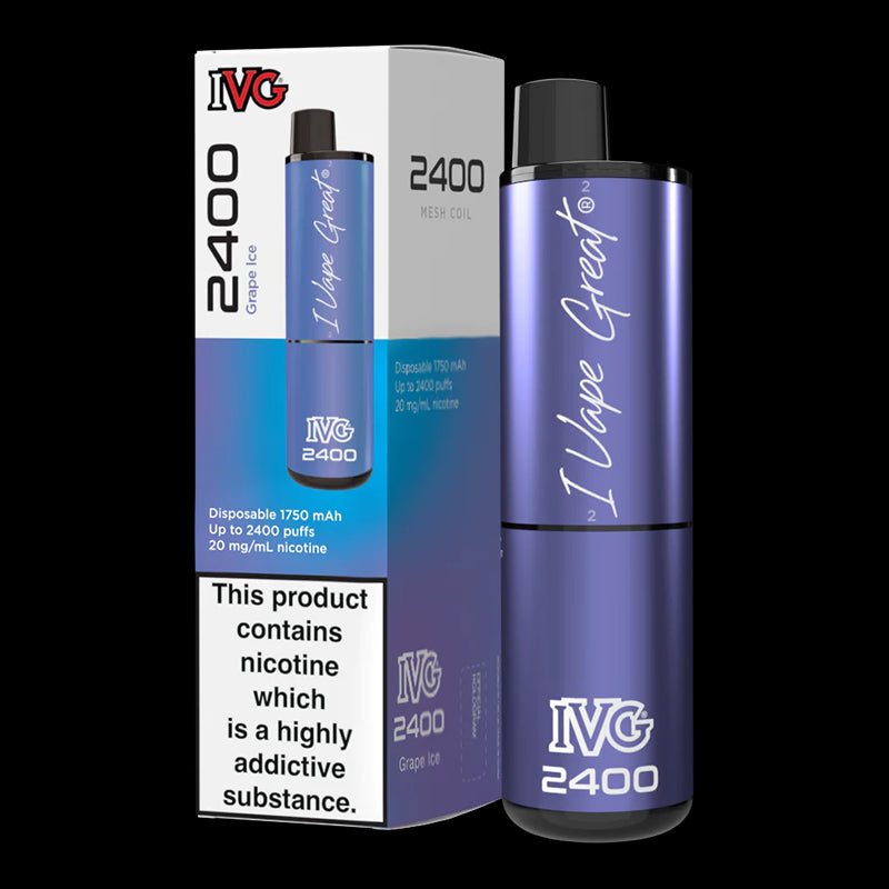 I VG 2400 Puff Multi Flavour Disposable Vape 20mg