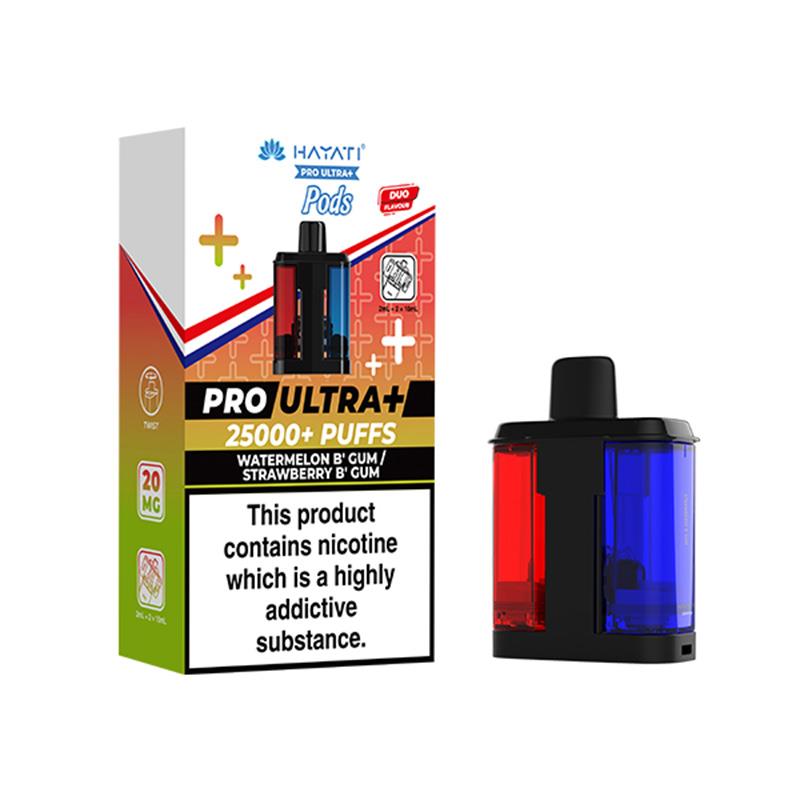 Hayati Pro Ultra Plus 25000 Prefilled Replacement Pods Hayati