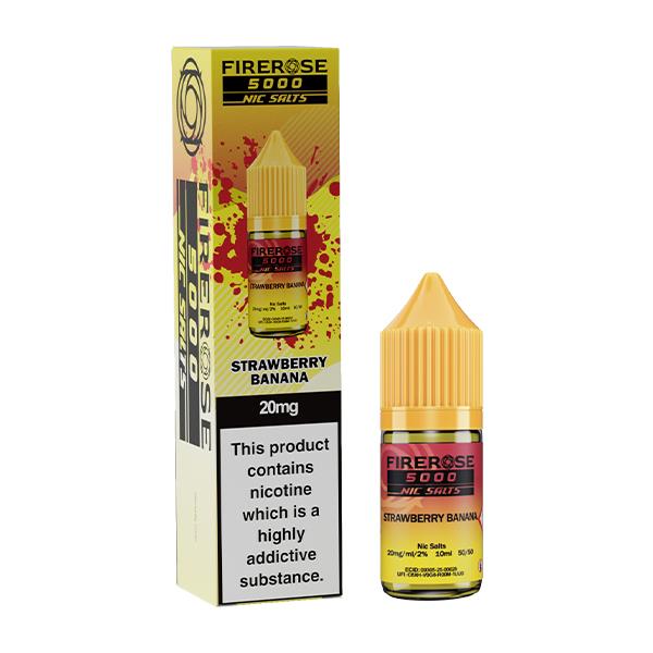 Strawberry Banana By Elux Firerose 5000 10ml Salts