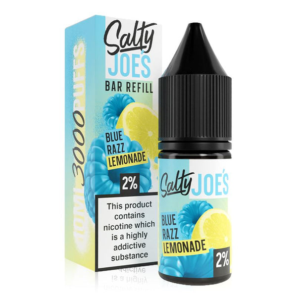 Blue Razz Lemonade By Salty Joes Bar Refill 10ml Nic salt (OOD)