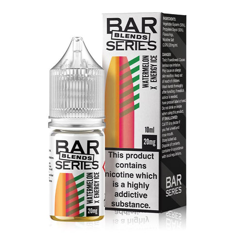 Watermelon X Energy Ice By Bar Series Blends 10ml Nic Salt Bar Series