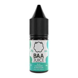 Blue Raspberry Bubblegum By Baa Juice 10ml Nic Salt