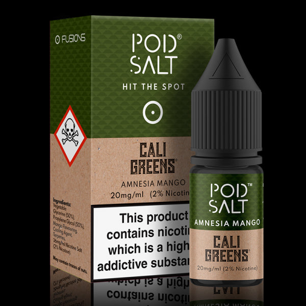 Amnesia Mango By Pod Salt and Cali Greens 10ml