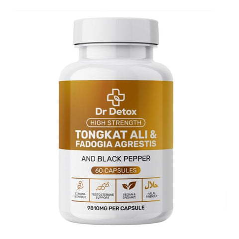 Tongkat Ali and Fadogia Agrestis 60 Capsules By Dr Detox Dr Detox