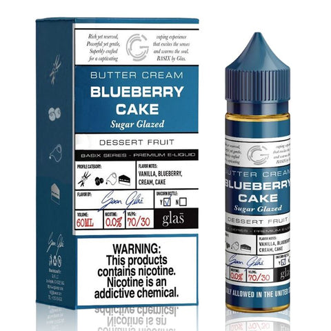Buttercream Blueberry Cake By Glas Basix 50ml Shortfill Glas