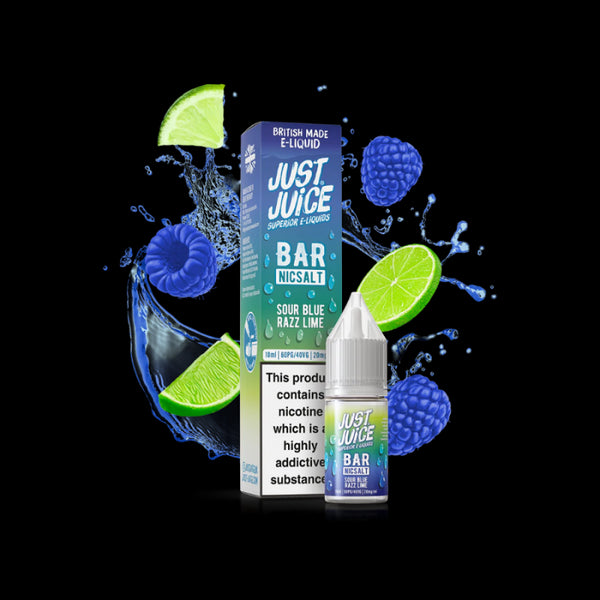 Blue Sour Razz Lime By Just Juice Bar Nic Salt 10ml
