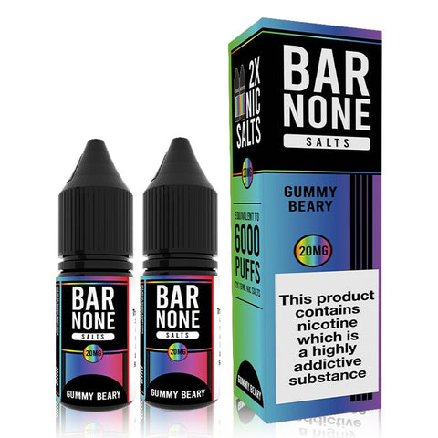 Gummy Bear By Bar None 10ml Nic Salts Twin Pack Bar None