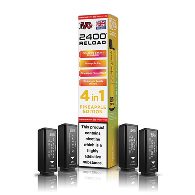I VG 2400 Reload 4 in 1 Prefilled Replacement Pods