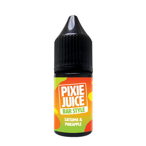 Satsuma And Pineapple 10ml Nic Salt By Pixie Juice Bar Style