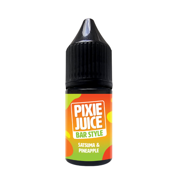 Satsuma And Pineapple 10ml Nic Salt By Pixie Juice Bar Style