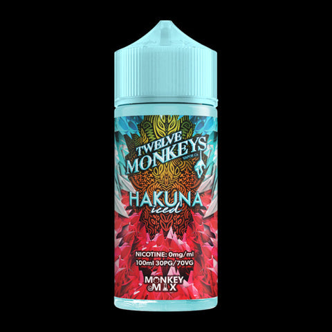 Hakuna Iced By Twelve Monkeys Ice age 100ml Shortfill Twelve Monkeys