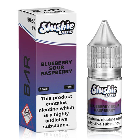 Blueberry Sour Raspberry Bar By Slushie Salt 10ml Slushie