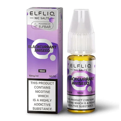 Blackcurrant Aniseed By Elfliq 10ml Salts Elfliq