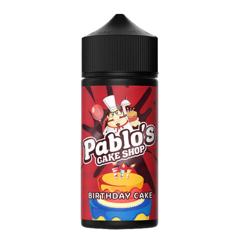 Birthday Cake By Pablo's Cake Shop 100ml Shortfill Pablos Cake Shop