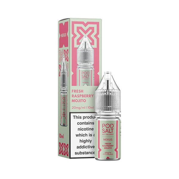 Fresh Raspberry Mojito By Nexus Pod Salt 10ml