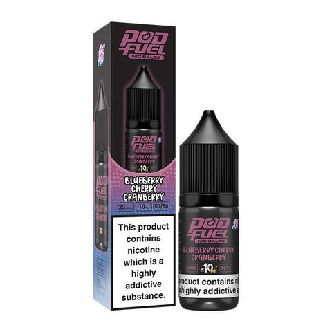 Blueberry Cherry Cranberry 10ml Nic Salts By Pod Fuel (Out Of Date) Pod Fuel