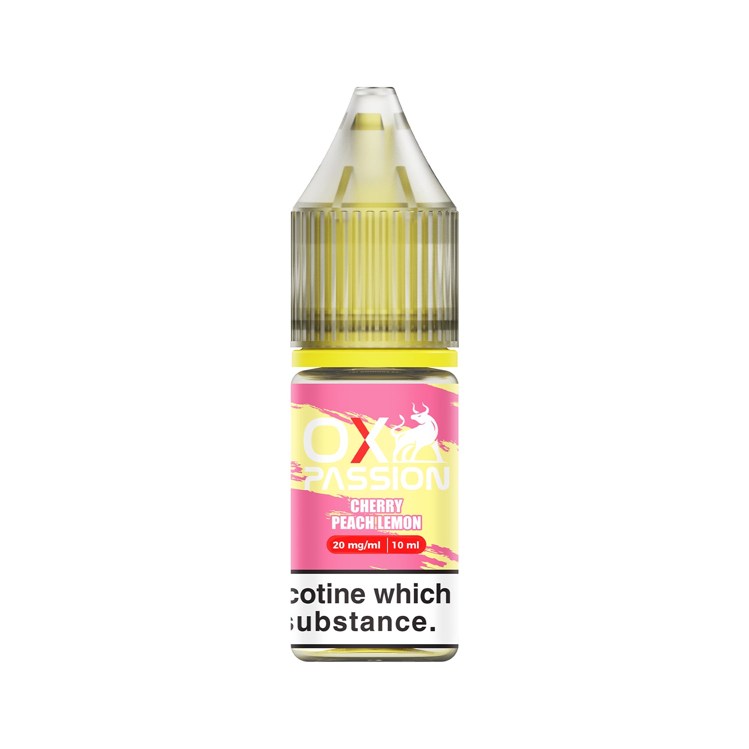 Cherry Peach Lemon 10ml Nic Salt By Ox Passion