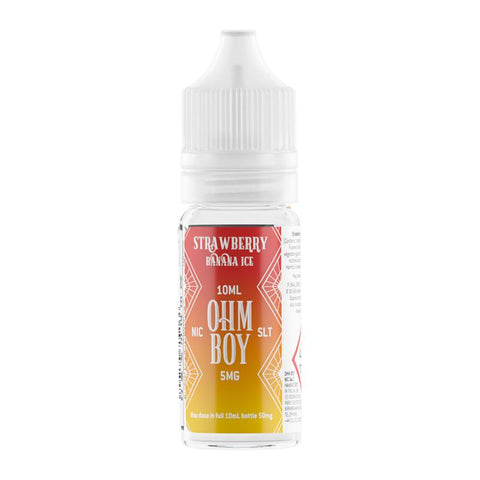 Strawberry Banana Ice By Ohm Boy SLT 10ml Nic Salt Ohm Boy