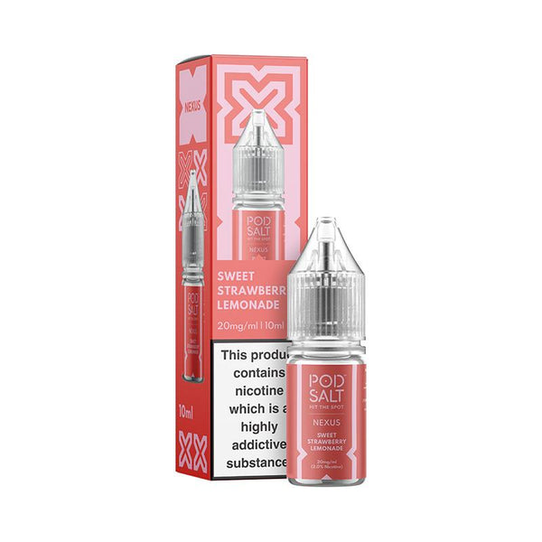 Sweet Strawberry Lemonade By Nexus Pod Salt 10ml