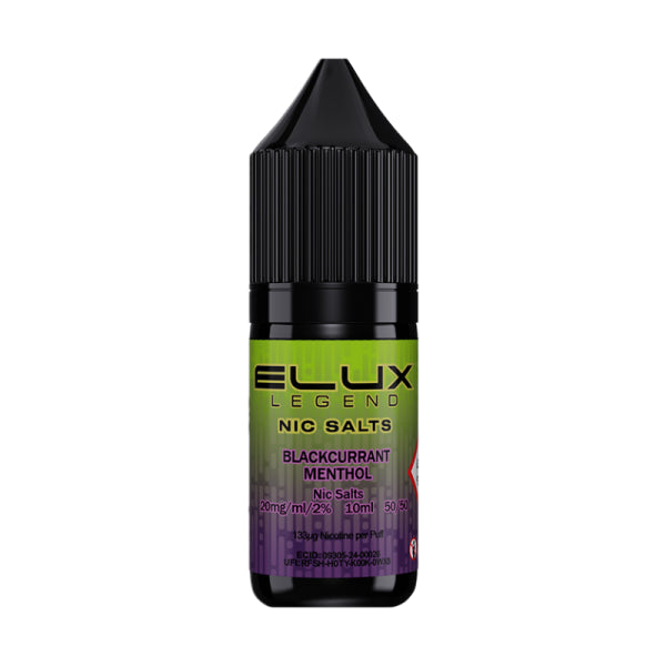 Blackcurrant Menthol By Elux Legend 10ml Salts