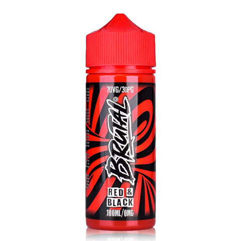 Red and Black By Brutal 100ml Shortfill Brutal