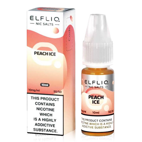 Peach ICE By Elfliq 10ml Salts Elfliq