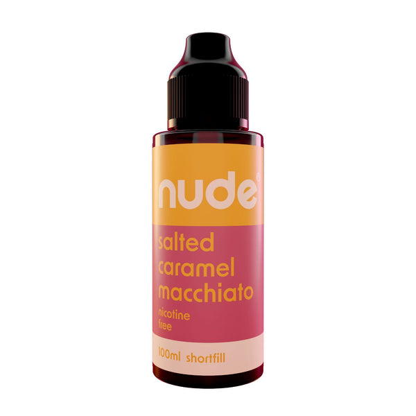 Salted Caramel Macchiato 100ml Shortfill By Nude Eliquids