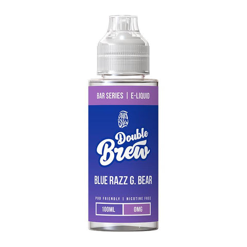 Blue Razz Gummy Bear By Double Brew 100ml Ohm Brew