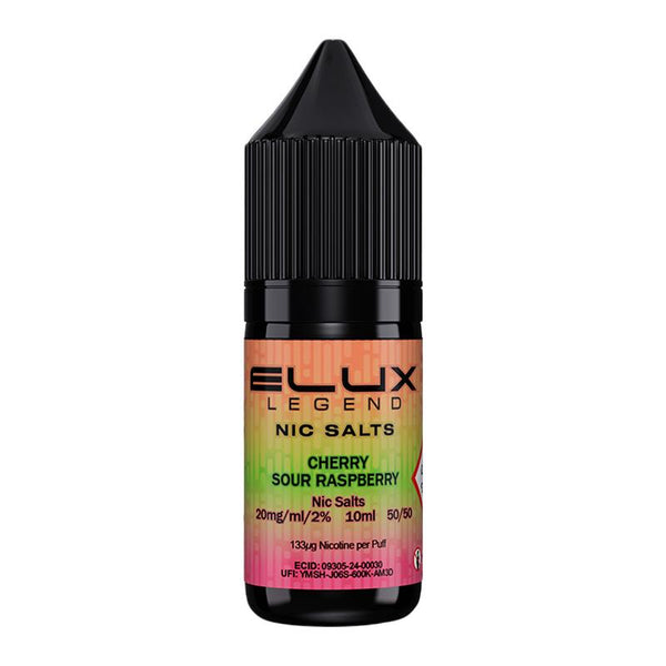 Cherry Sour Raspberry By Elux Legend 10ml Salts