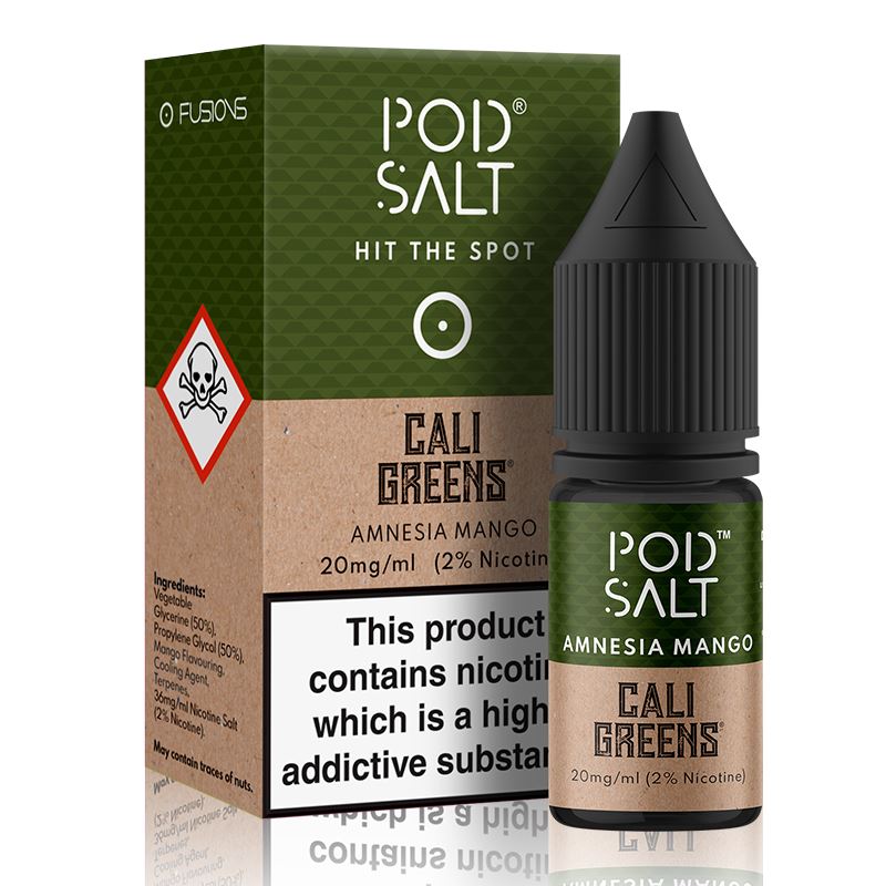 Amnesia Mango By Pod Salt and Cali Greens 10ml