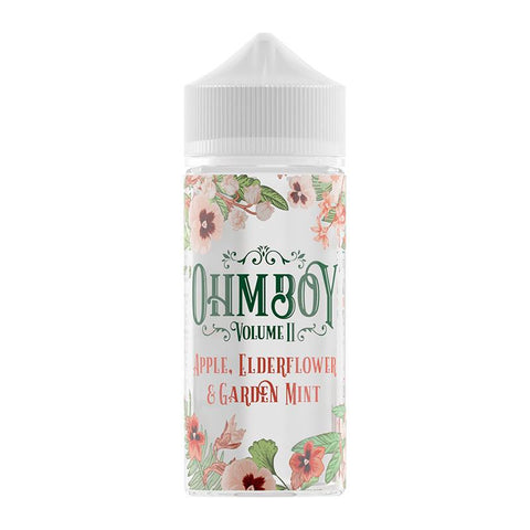 Apple Elderflower Garden Mint By Ohm Boy V2 100ml Shortfill Ohm Boy