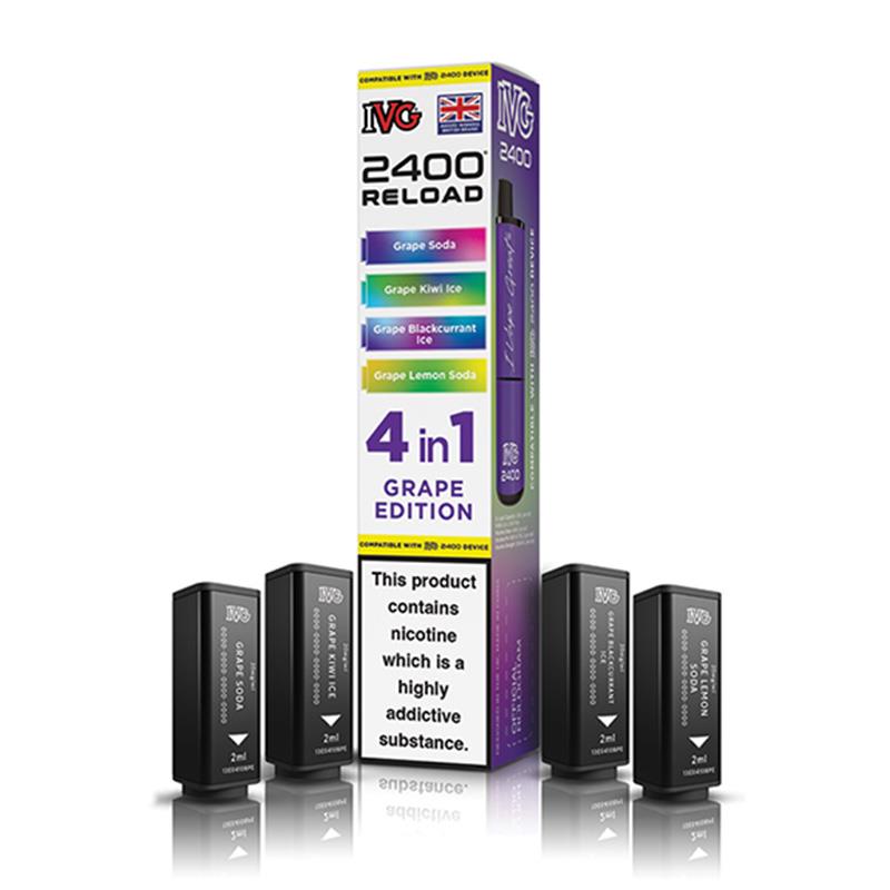 I VG 2400 Reload 4 in 1 Prefilled Replacement Pods