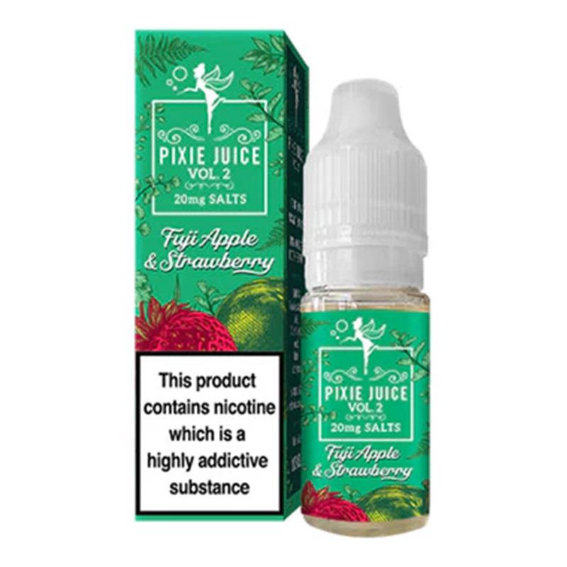 Fuji Apple and Strawberry 10ml Nic Salt By Pixie Juice Vol 2