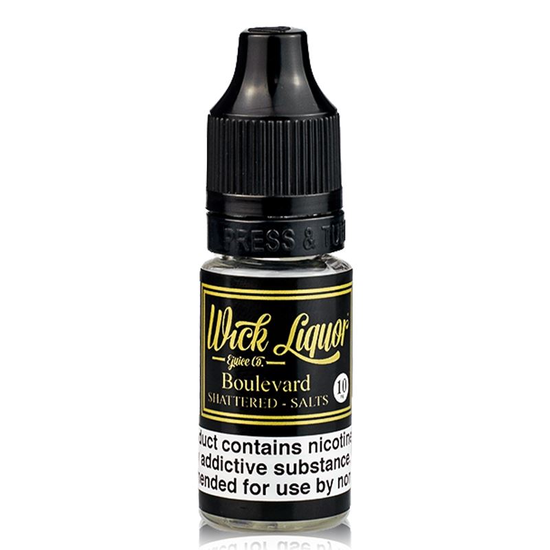 Boulevard Shattered By Wick Liquor 10ml Nic Salt