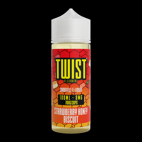Strawberry Honey Biscuit By Twist Eliquids 100ml Shortfill (Short Dated 03/26)