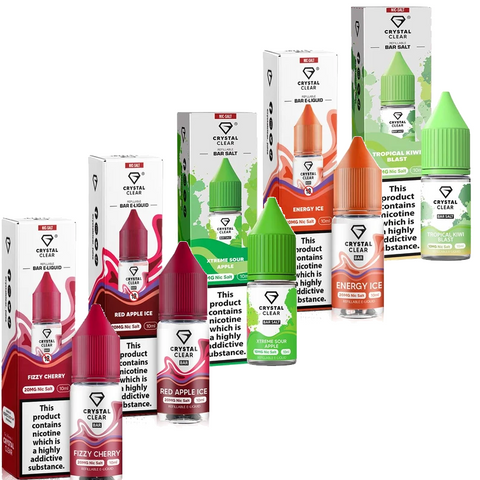 Crystal Clear 10ml Eliquids (out of date)