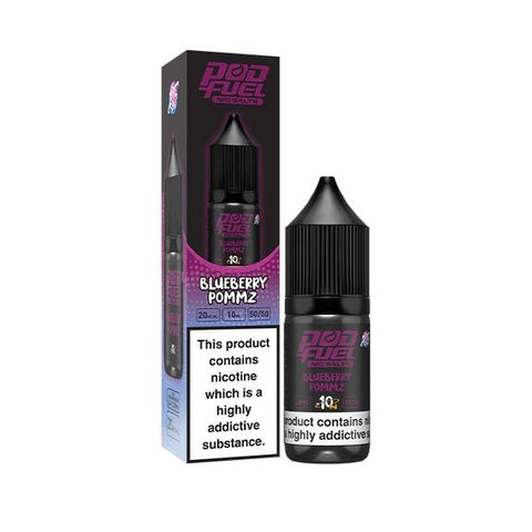 Blueberry Pommz 10ml Nic Salts By Pod Fuel (Out Of Date) Pod Fuel