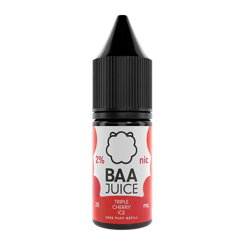 Triple Cherry Ice By Baa Juice 10ml Nic Salt Baa Salts