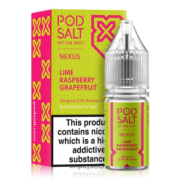 Lime Raspberry Grapefruit By Nexus Pod Salt 10ml
