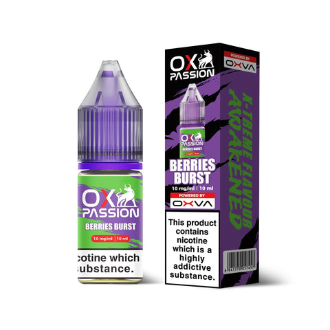 Berries Burst 10ml Nic Salt By Ox Passion Ox Passion